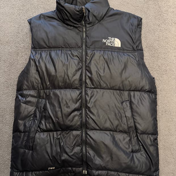 노스페이스 700 눕시 패딩조끼 처분 