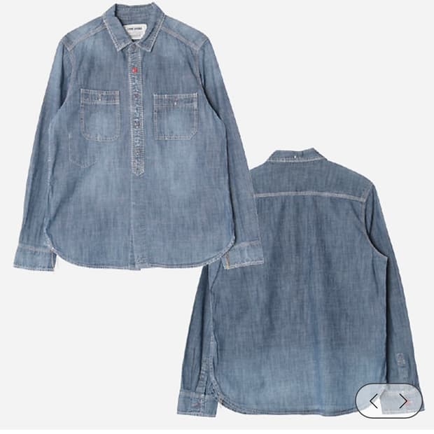 Cube sugar 큐브 슈가 청셔츠 워크 자켓