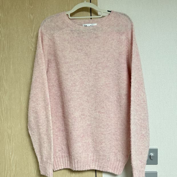 할리오브스코틀랜드 쉐기독 니트 핑크 L