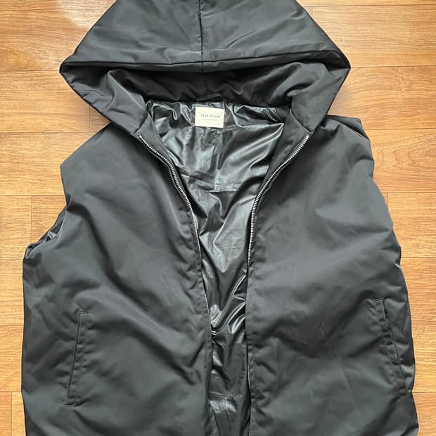 피어오브갓 6th 패딩 베스트 L