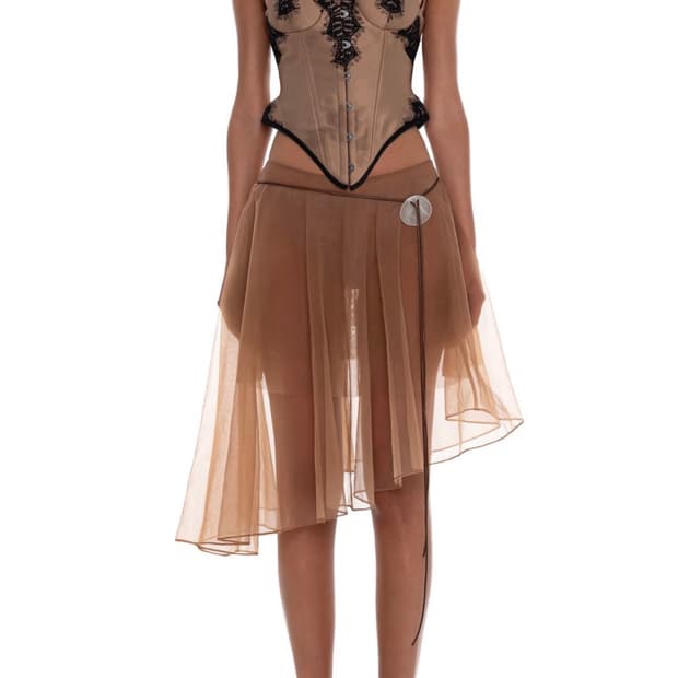 Huellyrose  자개벨트 스커트