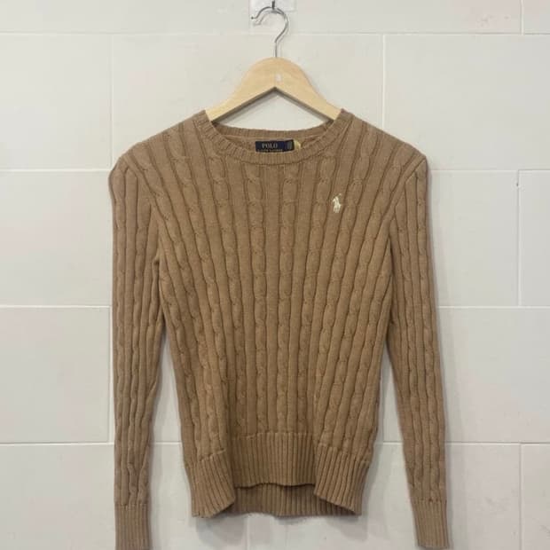 폴로 랄프 로렌 꽈배기니트