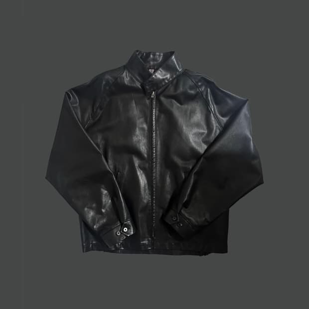 마르지엘라 레더 헤링턴 자켓 52