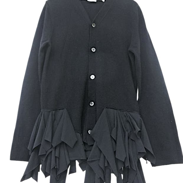 꼼데가르송 울 니트 가디건