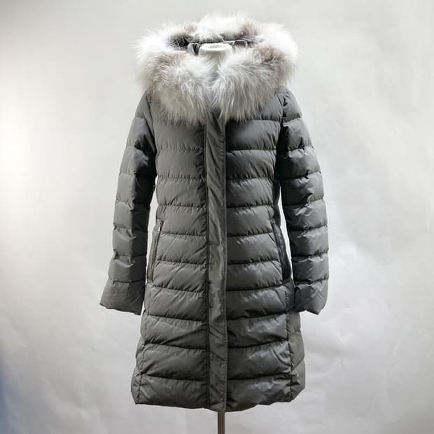 비꼴리끄 여성구스다운롱패딩 그레이 55