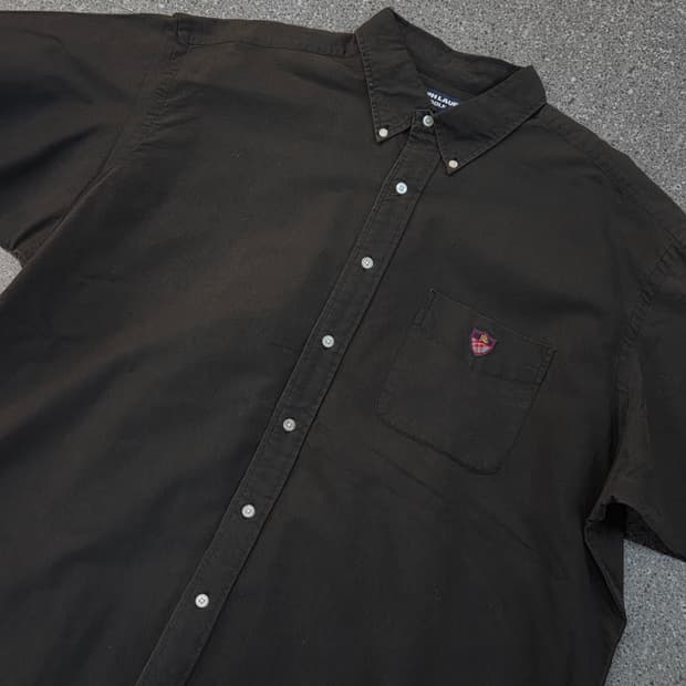 Polo 폴로골프 딥카키브라운 반팔셔츠