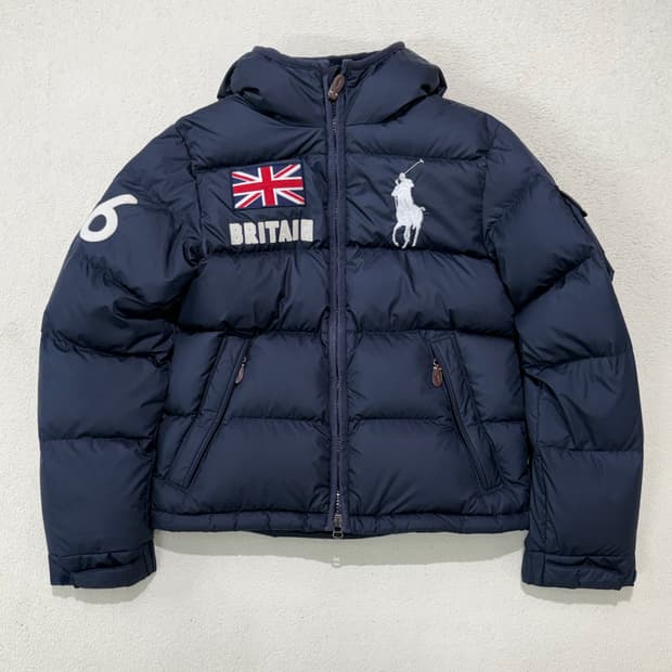 폴로 빅포니 브리튼 패딩 M 사이즈 95-100