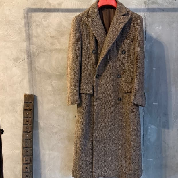 폴로 랄프로렌 해리스 트위드 더블 브레스티드 코트 66~77
