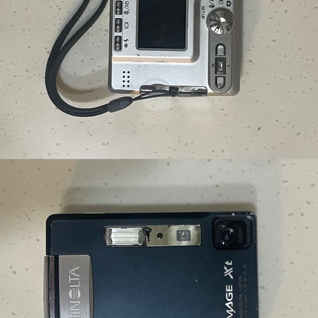 카메라두개일괄가격!!!!미놀타 xt 디지털 카메라