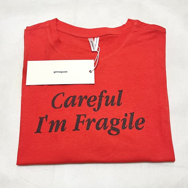[XS,S]기마구아스 Careful 티셔츠