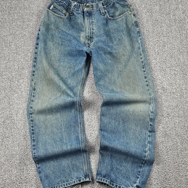 칼하트 밴딩 커스텀 데님 워크 팬츠 ( 38X30 추정 ) / 10055