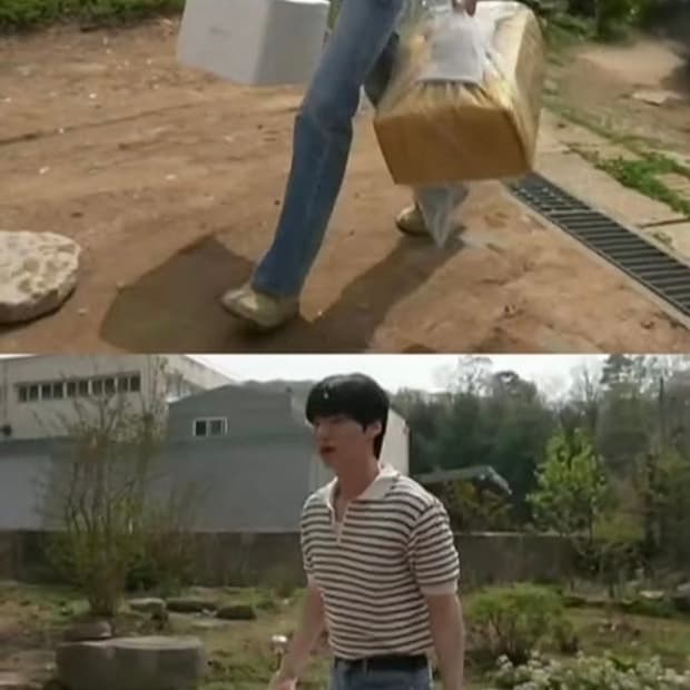 [새상품/M) 노이스(NOICE) 코튼 스트라이프 니트 폴로 셔츠