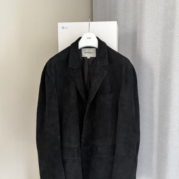 토니웩 스웨티드 레더 자켓 XL