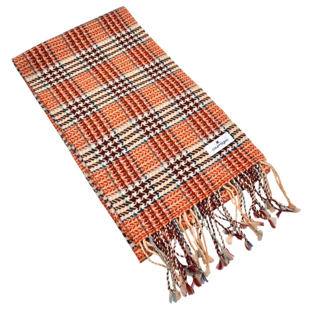 프랑스 꾸레쥬 클래식 체크 메리노 울100% 머플러