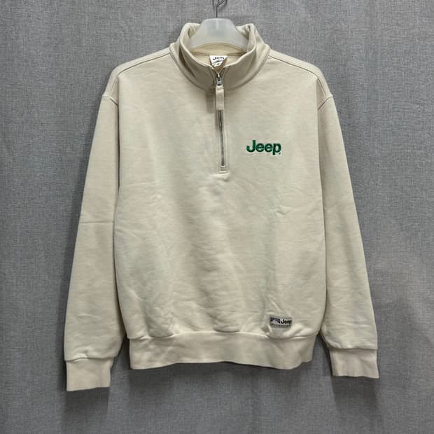 [M/루즈핏] Jeep 지프 하프집업 반집업 긴팔 맨투맨