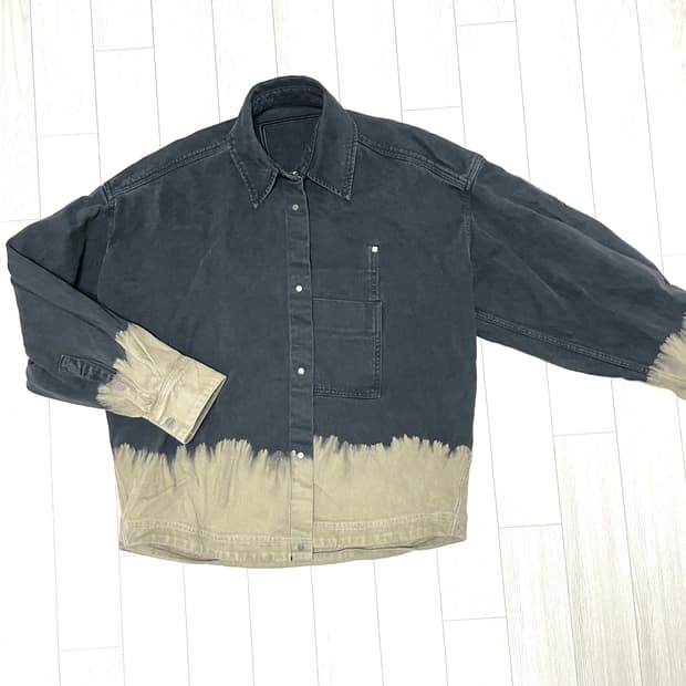우영미 헤이즈 블리치드 데님 자켓 95