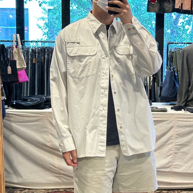 XL) Wrangler 랭글러 투포켓 아웃도어 셔츠