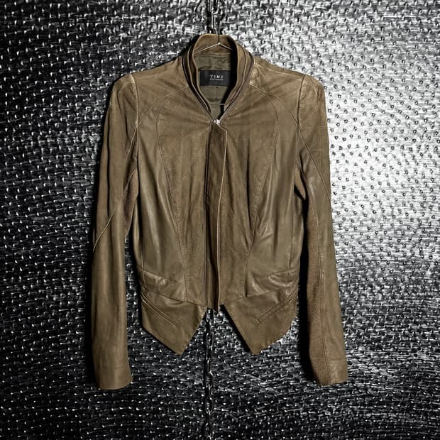 Time 양가죽 스웨이드자켓