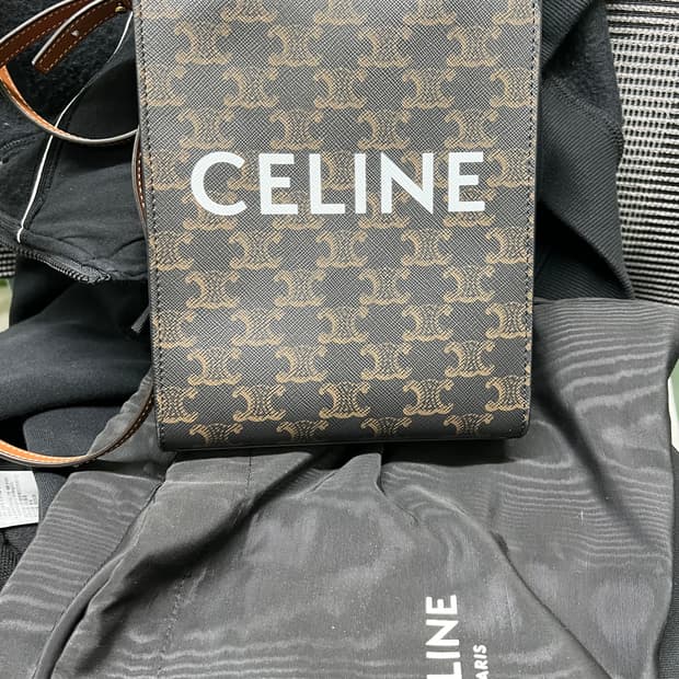 셀린느 카바스 트리옹프 버티컬 미니백 크로스백