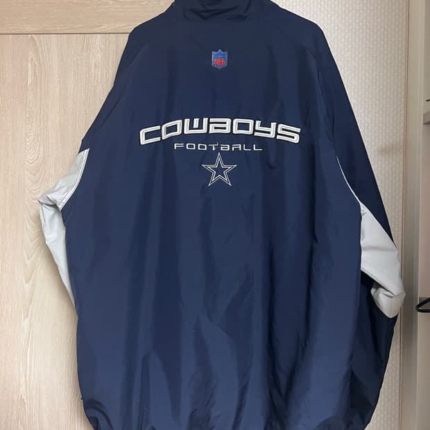 00s 리복 nfl 달라스 카우보이스 네이비 바람막이 올드스쿨