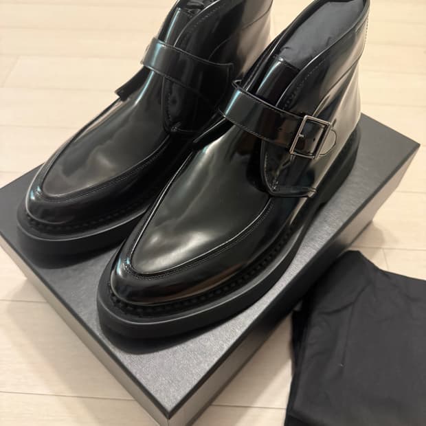 생로랑 SAINT LAURENT 테디 몽크 스트랩 부츠