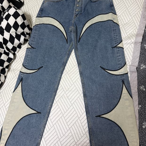 떠그클럽 x HBX 별주 레더팬츠 3사이즈