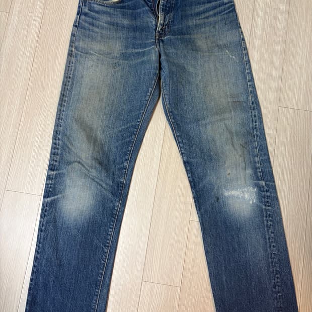 60s 오리지널 빈티지 리바이스 505 Big E 데님