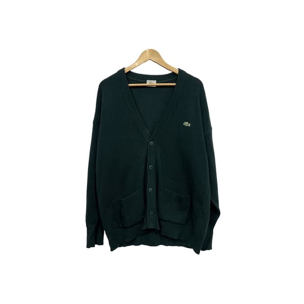 라코스테 브이넥 오버핏 니트 가디건
