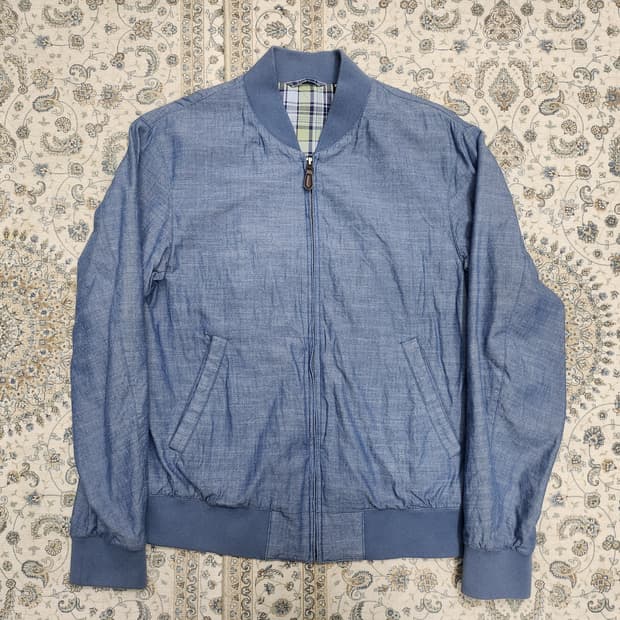 유니클로 면 봄버 자켓 M