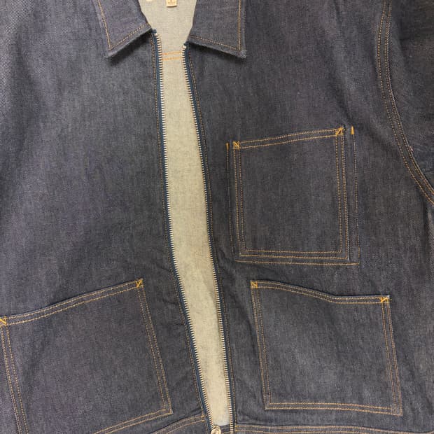스투시 데님 자켓