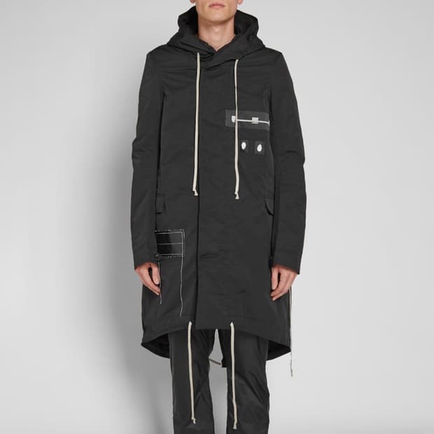 릭오웬스 피쉬테일 파카