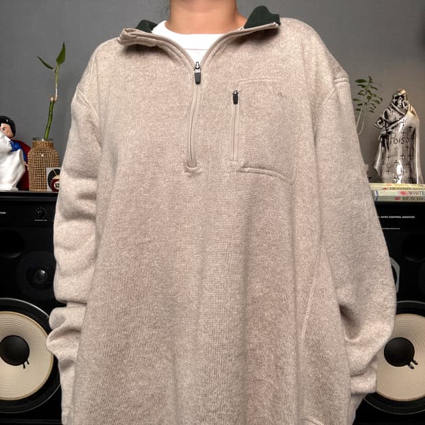 울리치 하프집업 풀오버