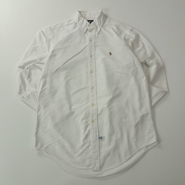 CK919 L 폴로 90s 멀티포니 화이트 셔츠 남방