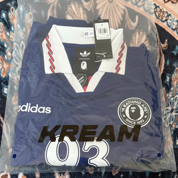 베이프 아디다스 풋볼 저지 (져지)