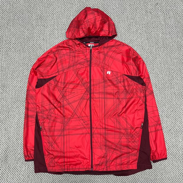 러셀 패턴 바람막이 v0725