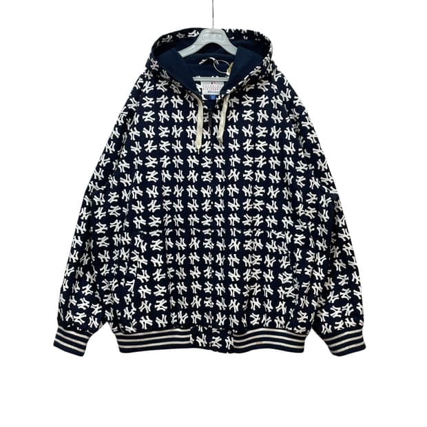     MLB Yankees Monogram Zip Hoodie