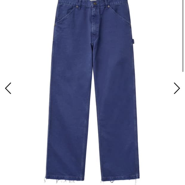 A.ta cut off carpenter pants