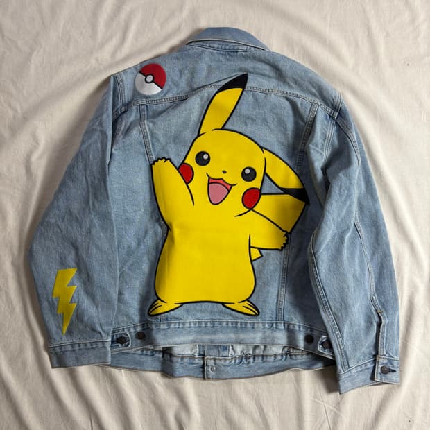 Levis x Pokemon 25주년 데님트러커 자켓 XL