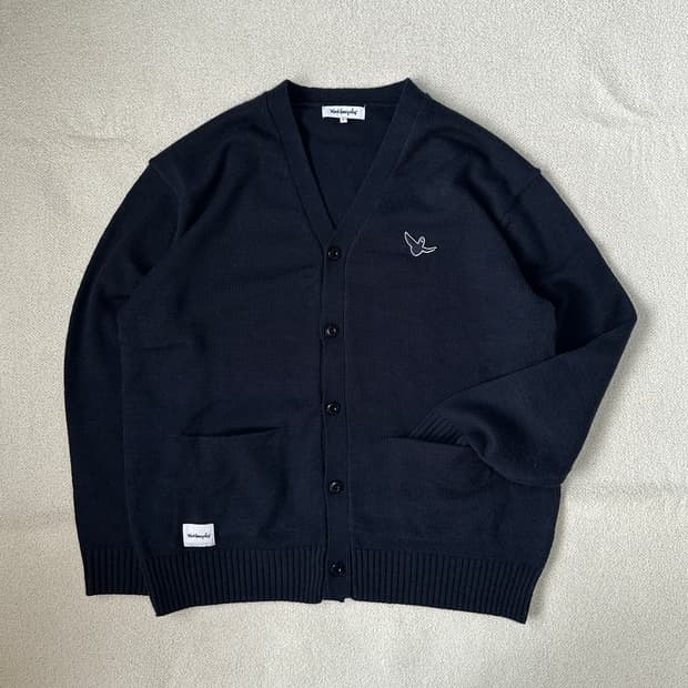 마크 곤잘레스 엔젤 와펜 브이넥 니트 가디건