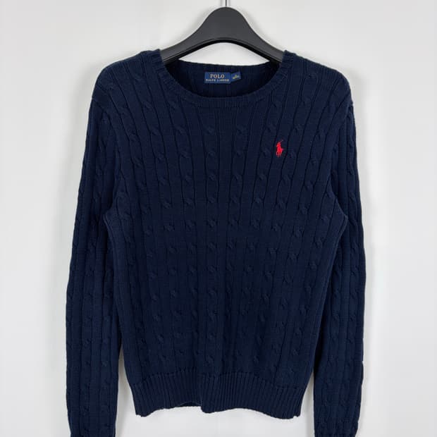 a142) 폴로랄프로렌 포니 케이블 니트