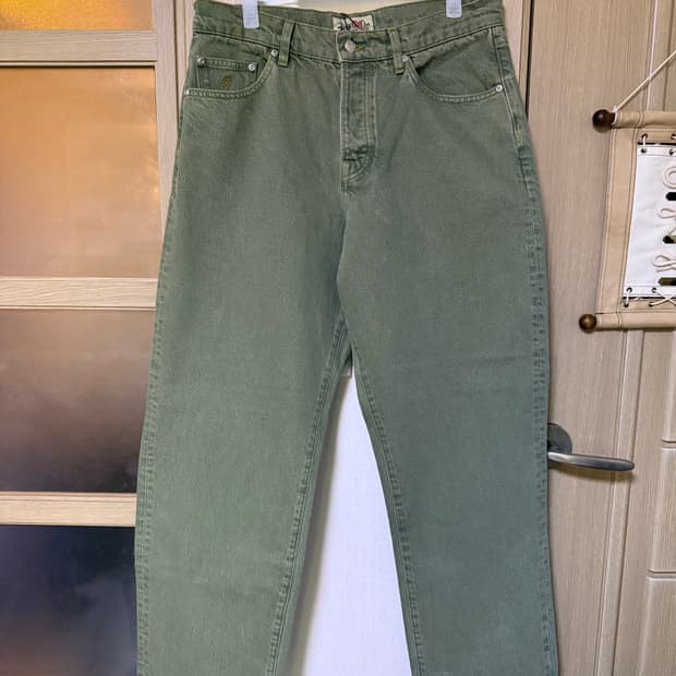 스투시 빅 올 진 페이디드 아미 30사이즈