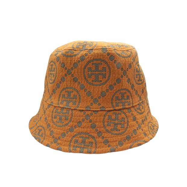 토리 버치 양면 자카드 버킷햇 모자