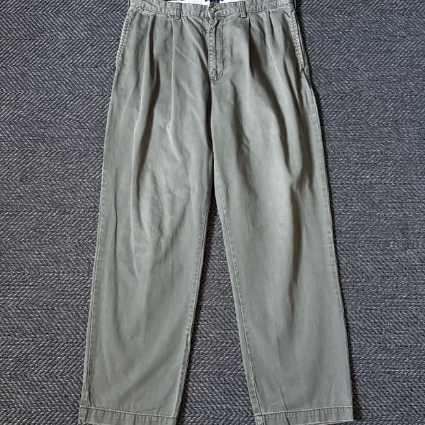 (33) 폴로 진스 더블 플리츠 빈티지 치노팬츠