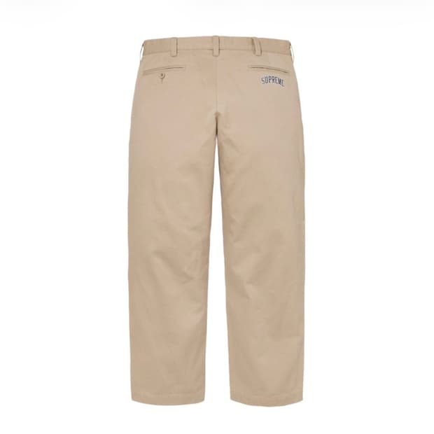 슈프림 치노 팬츠 24fw tan 36