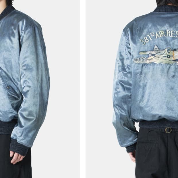 RRL 사틴 항공자켓 xl