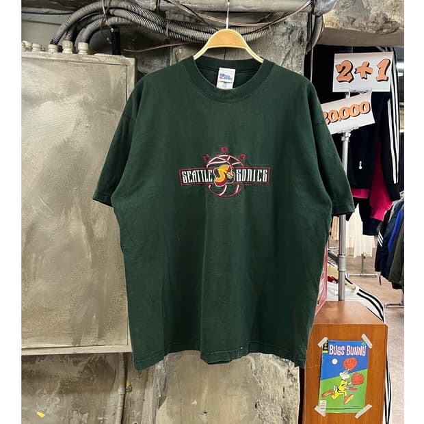 빈티지 NBA 반팔티 그린 XL #csz3770