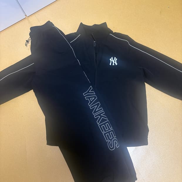 MLB 스포티브 바시티레터링 셋업 블랙