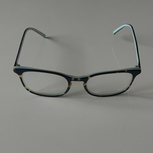 colorlounge 민트 호피 배색 안경테 deadstock