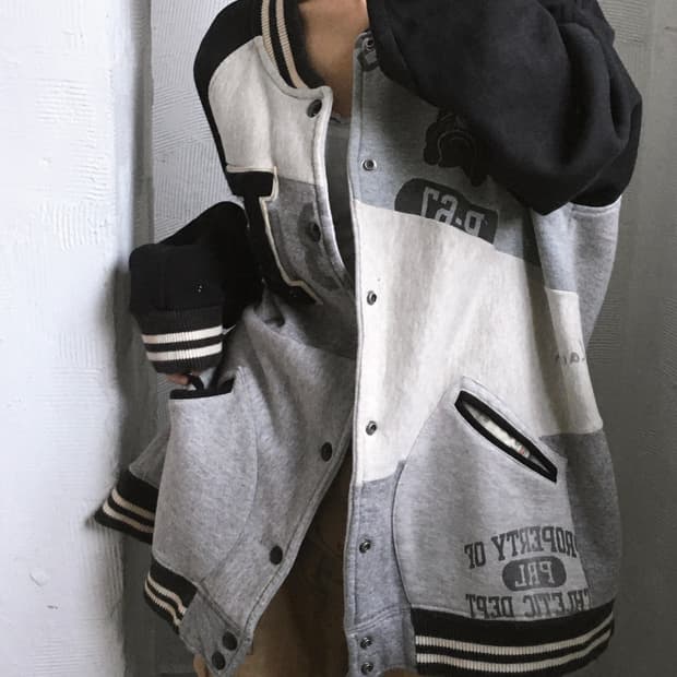 Polo 폴로 랄프로렌 레터맨 패치워크 스타디움 자켓 