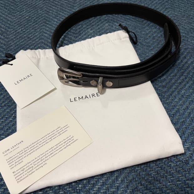 르메르 웨스턴벨트 블랙 90